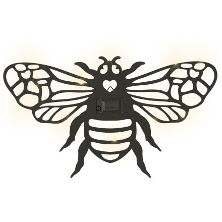 Solar Bee Iron wall Light