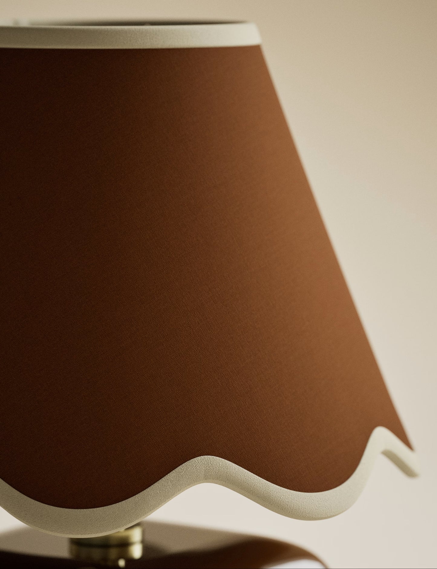 Checkerboard Table Lamp - Rust