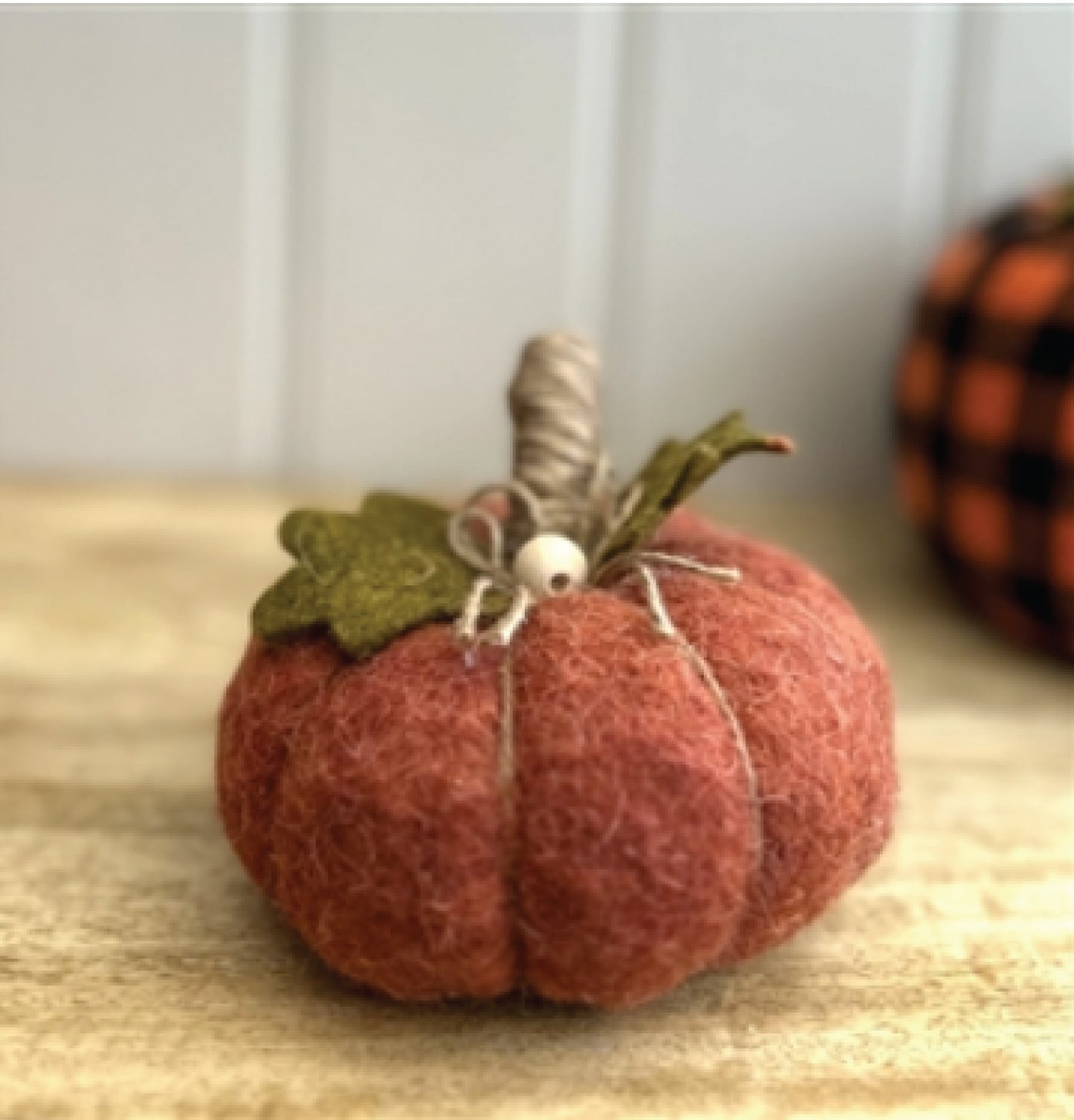 Orange Fabric Pumpkin