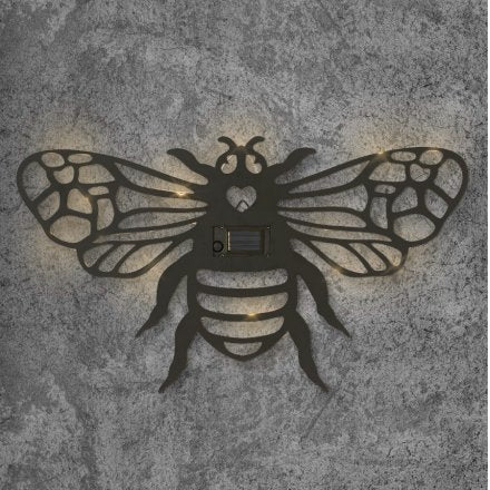 Solar Bee Iron wall Light
