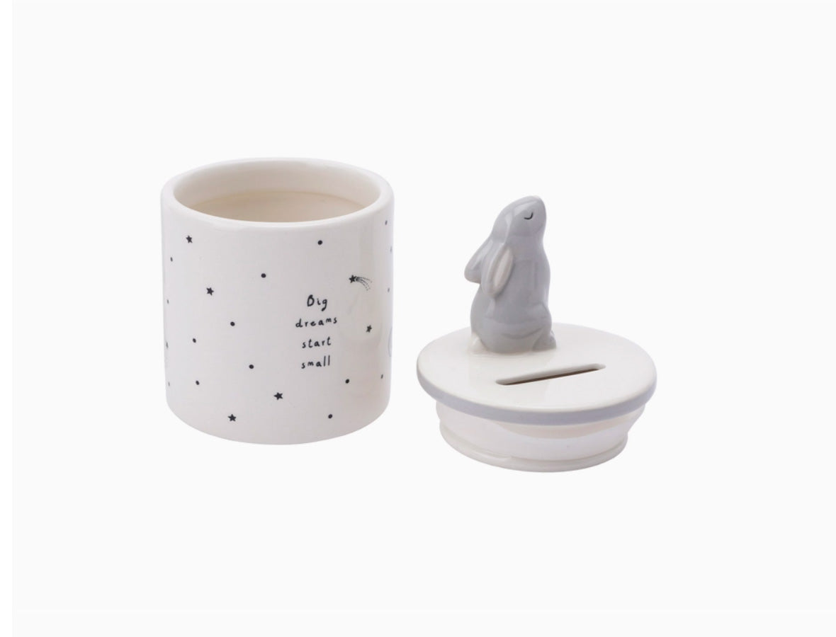 Send with Love Ceramic Hare Money Pot