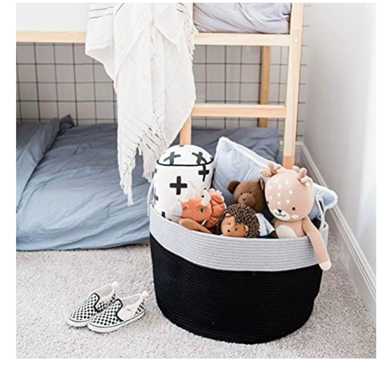 Organi Haus Multi functional Storage décor Rope Baskets -7 Different Colours