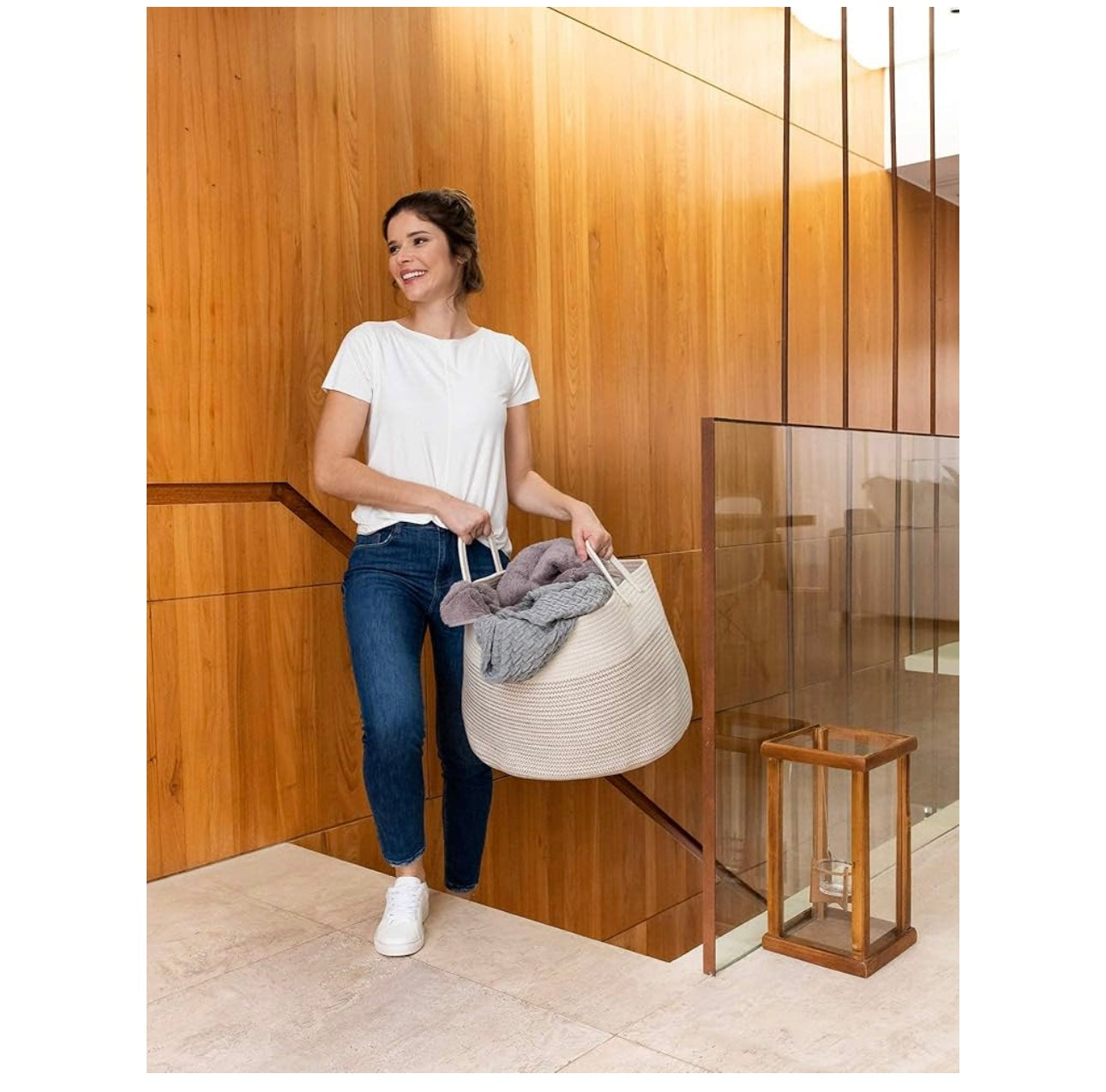 Organi Haus Multi functional Storage décor Rope Baskets -7 Different Colours