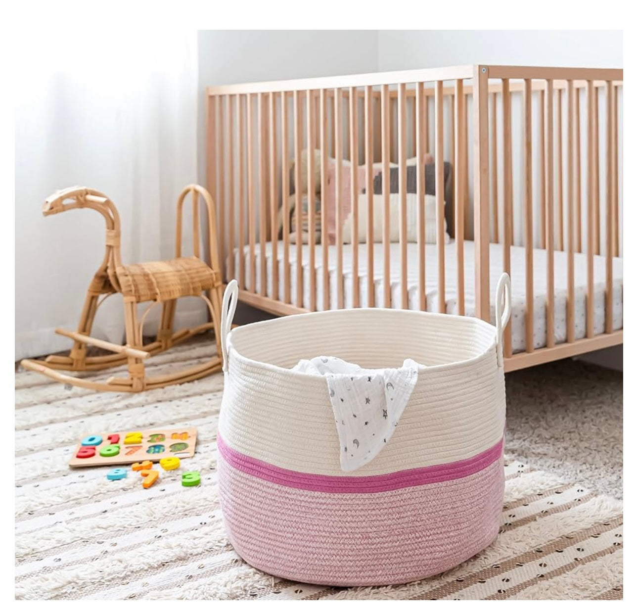 Organi Haus Multi functional Storage décor Rope Baskets -7 Different Colours