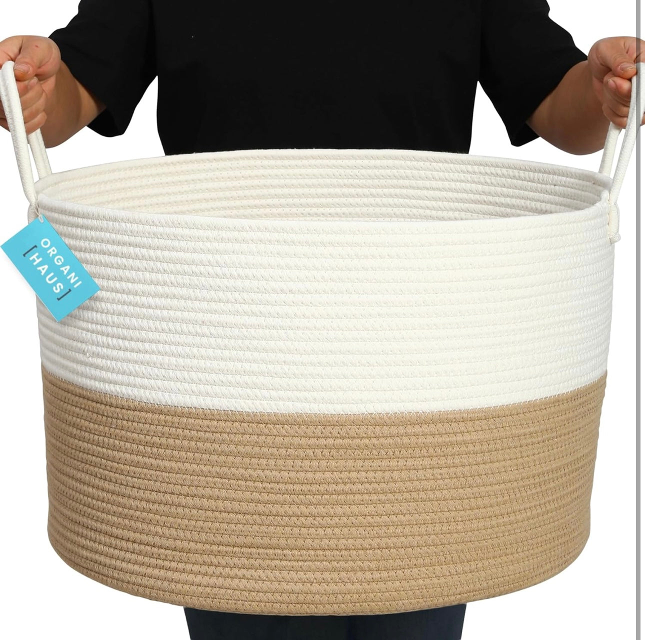 Organi Haus Multi functional Storage décor Rope Baskets -7 Different Colours