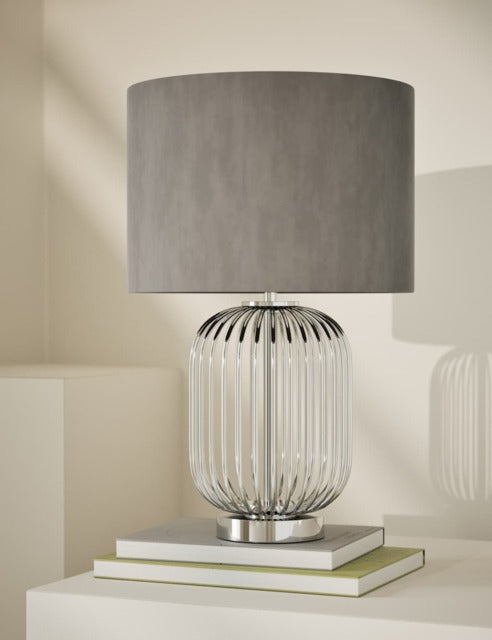 Madrid Table Lamp - Silver
