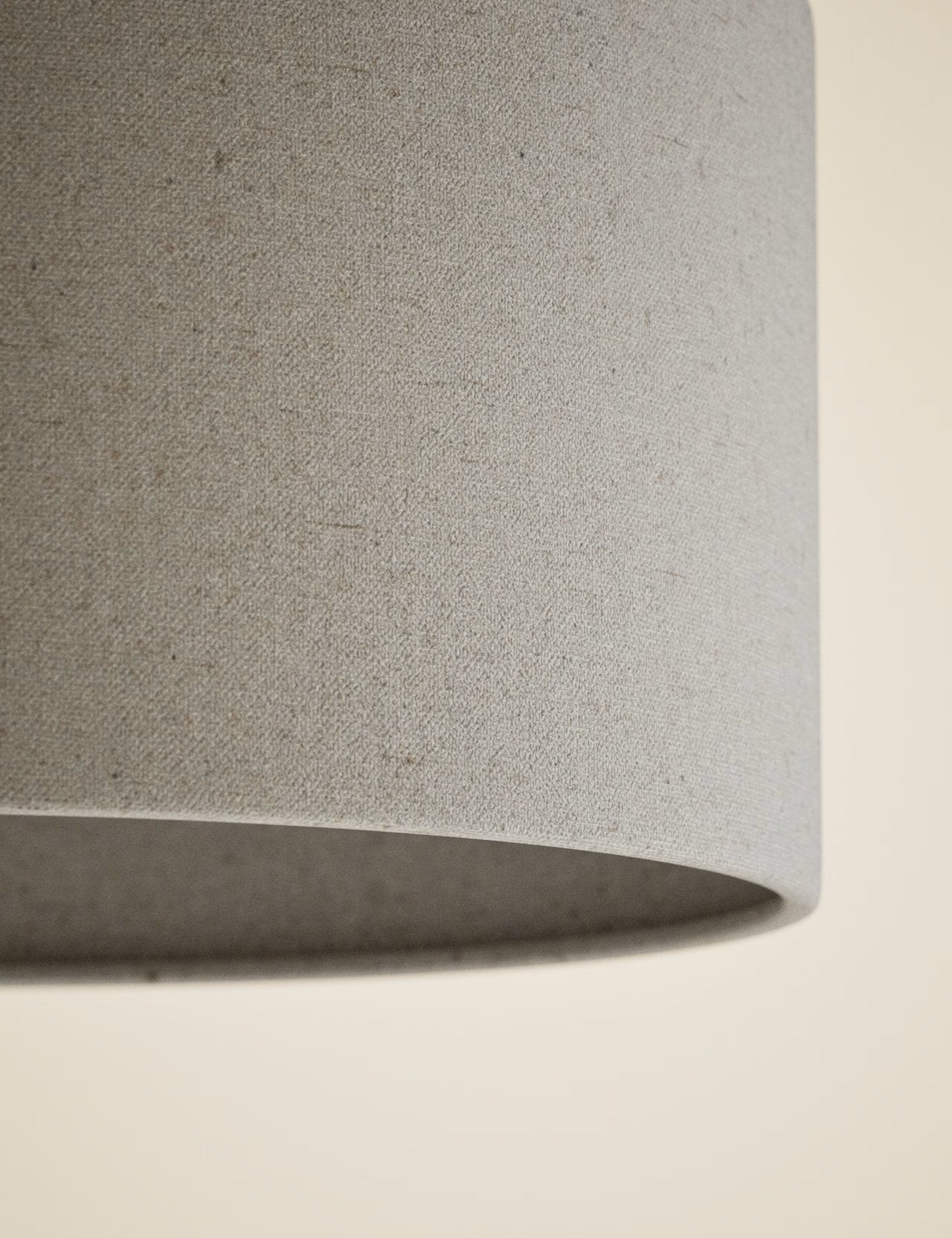 Oversized Cotton Mix Ceiling Shade - Natural