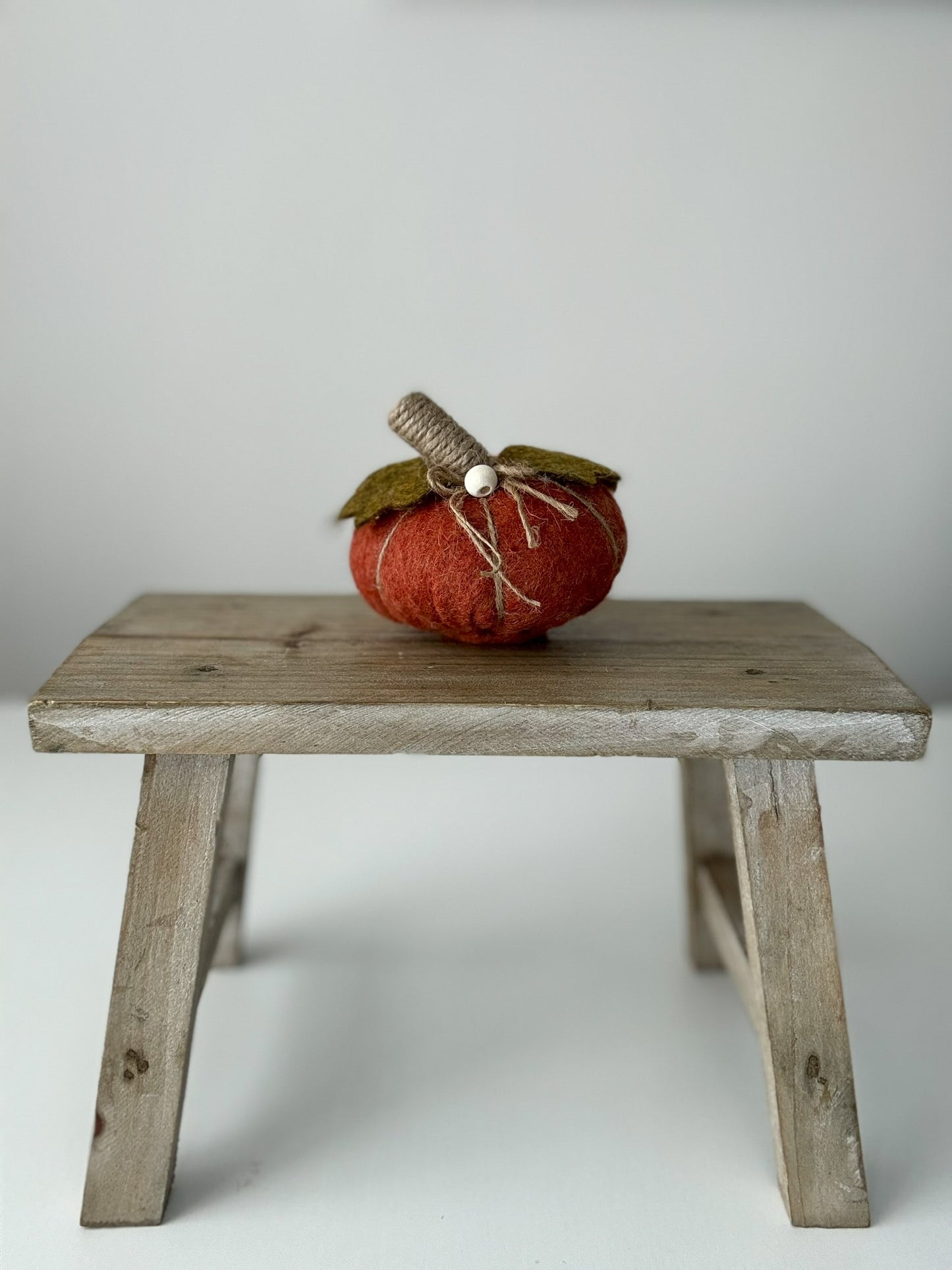 Orange Fabric Pumpkin