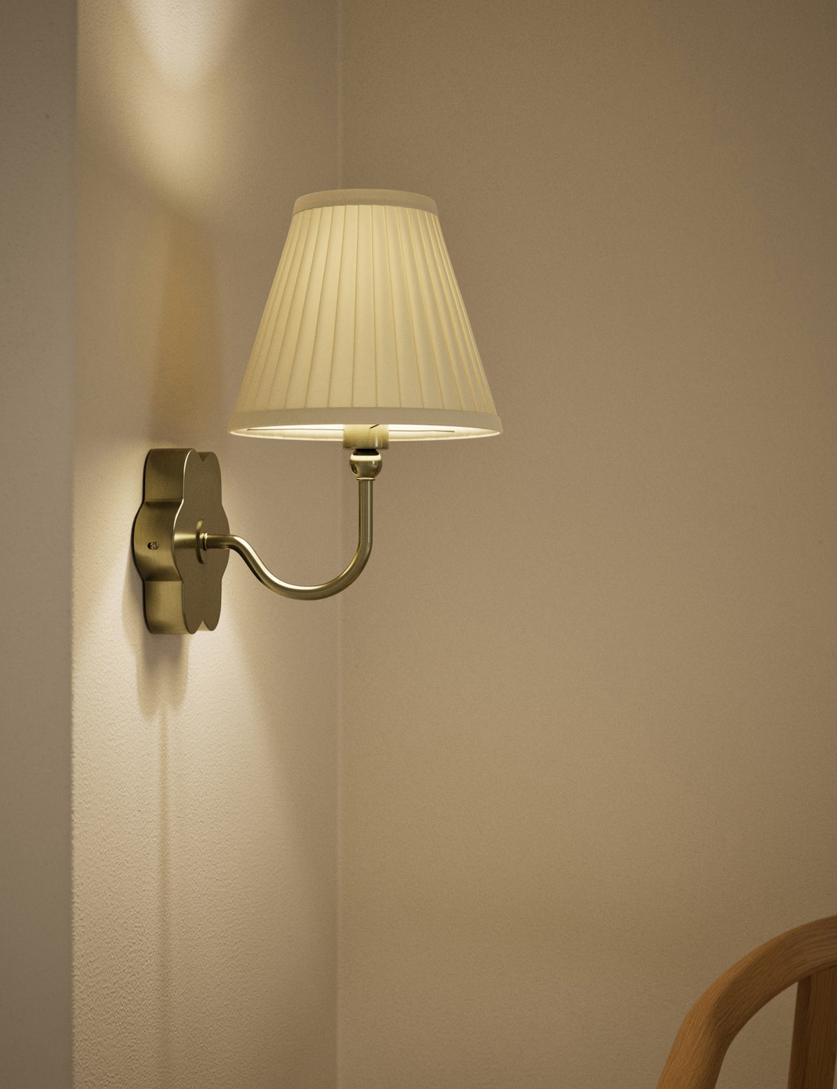 Abie Wall Light - Antique  Brass
