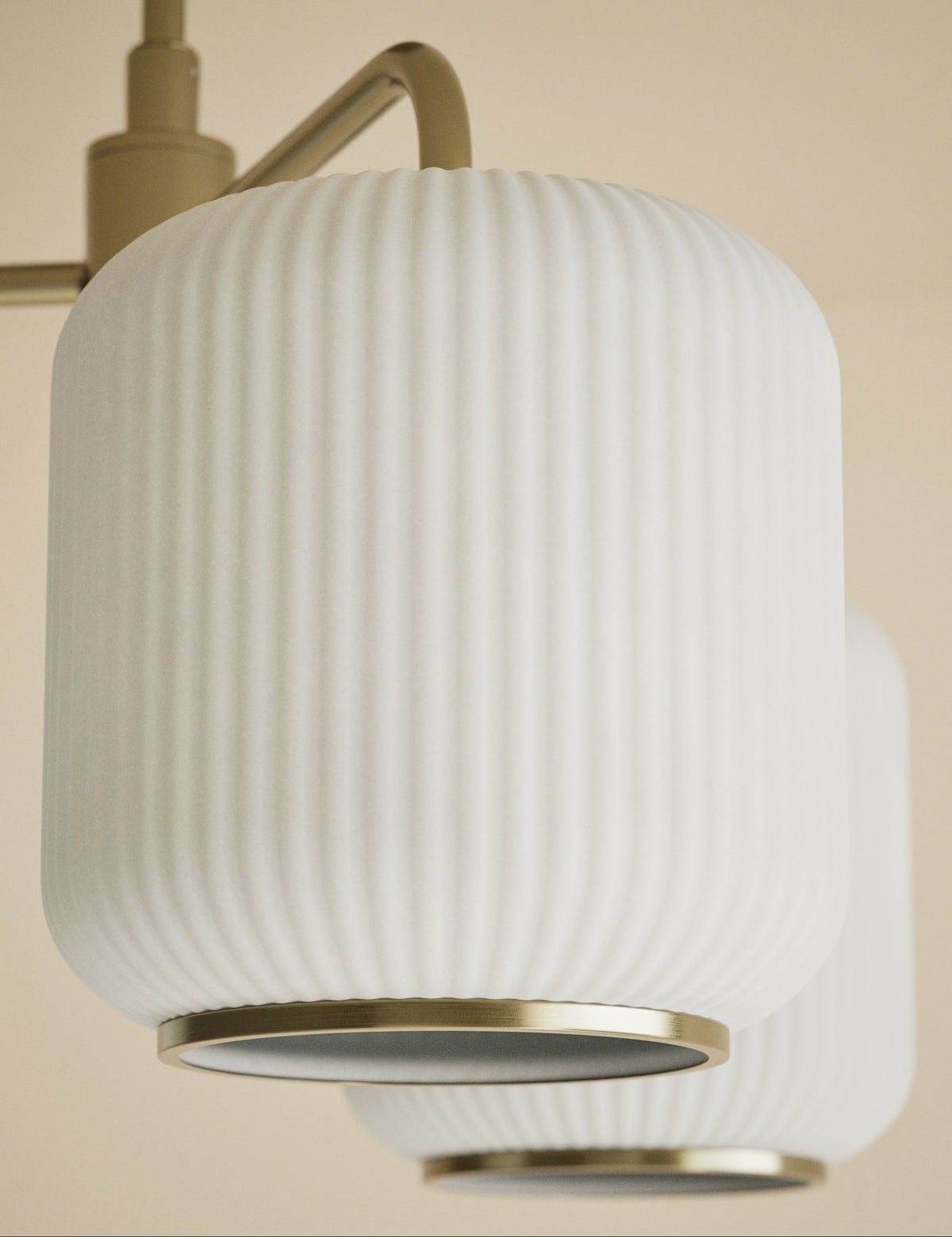 Amelia Flush 3 Way Ceiling Light - Antique Brass