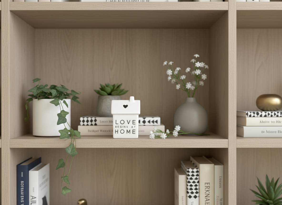 Love Begins at Home Porcelain House