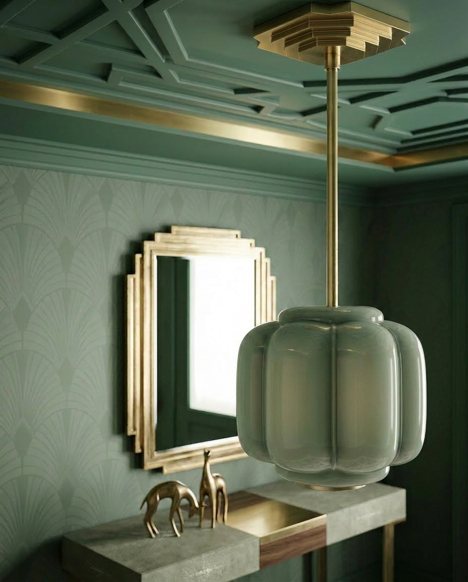 Agnes Pendant Light -Green
