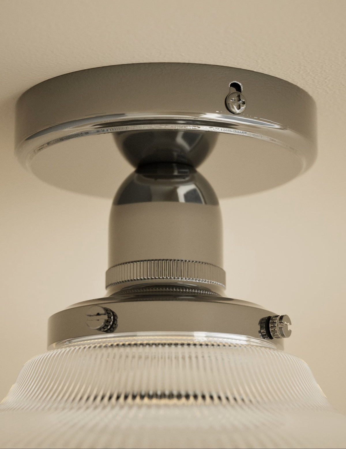 Florence flush ceiling light - Chrome
