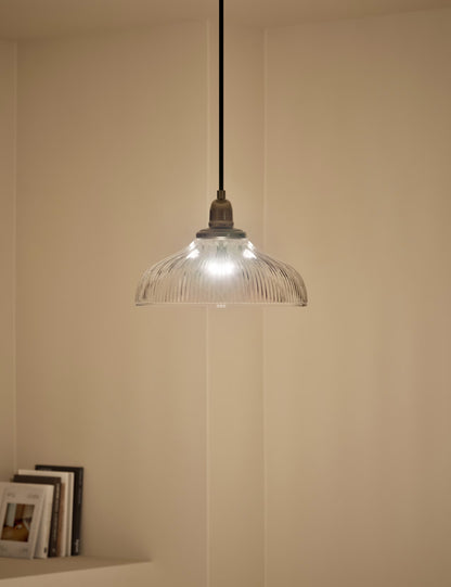 Florence Single Pendant Light - Antique Brass
