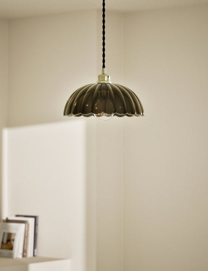 Glass Petal Easy Fit Shade - Green