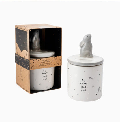 Send with Love Ceramic Hare Money Pot