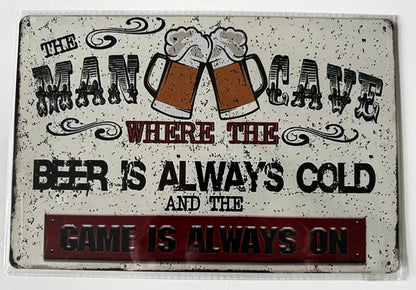 Metal Signs | Vintage, Retro, Funny, Car & Bike 3 for £10