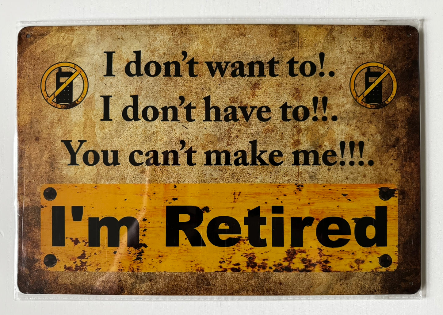 Metal Signs | Vintage, Retro, Funny, Car & Bike 3 for £10