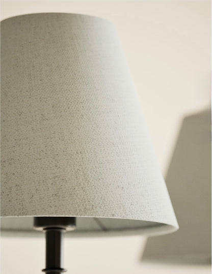 Metal Ribbed Multi-Shade Chandelier - Black