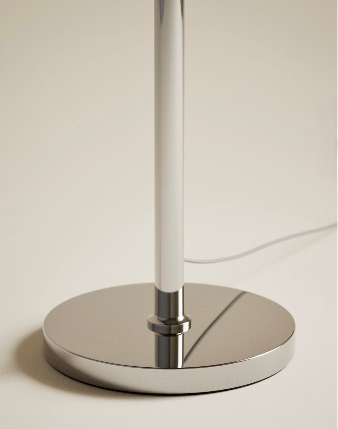 Amelia Ridged Floor Lamp  - Polished Chrome