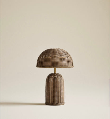 Colby Rechargeable Rattan Table Lamp