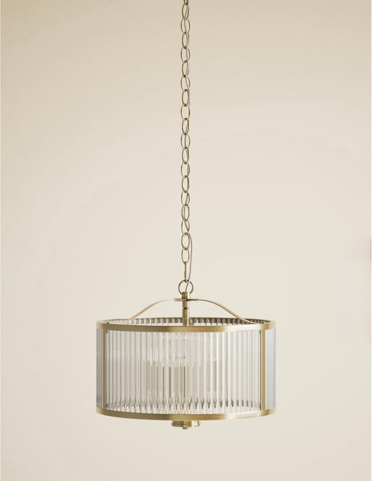 Monroe Pendant Light - Antique Brass
