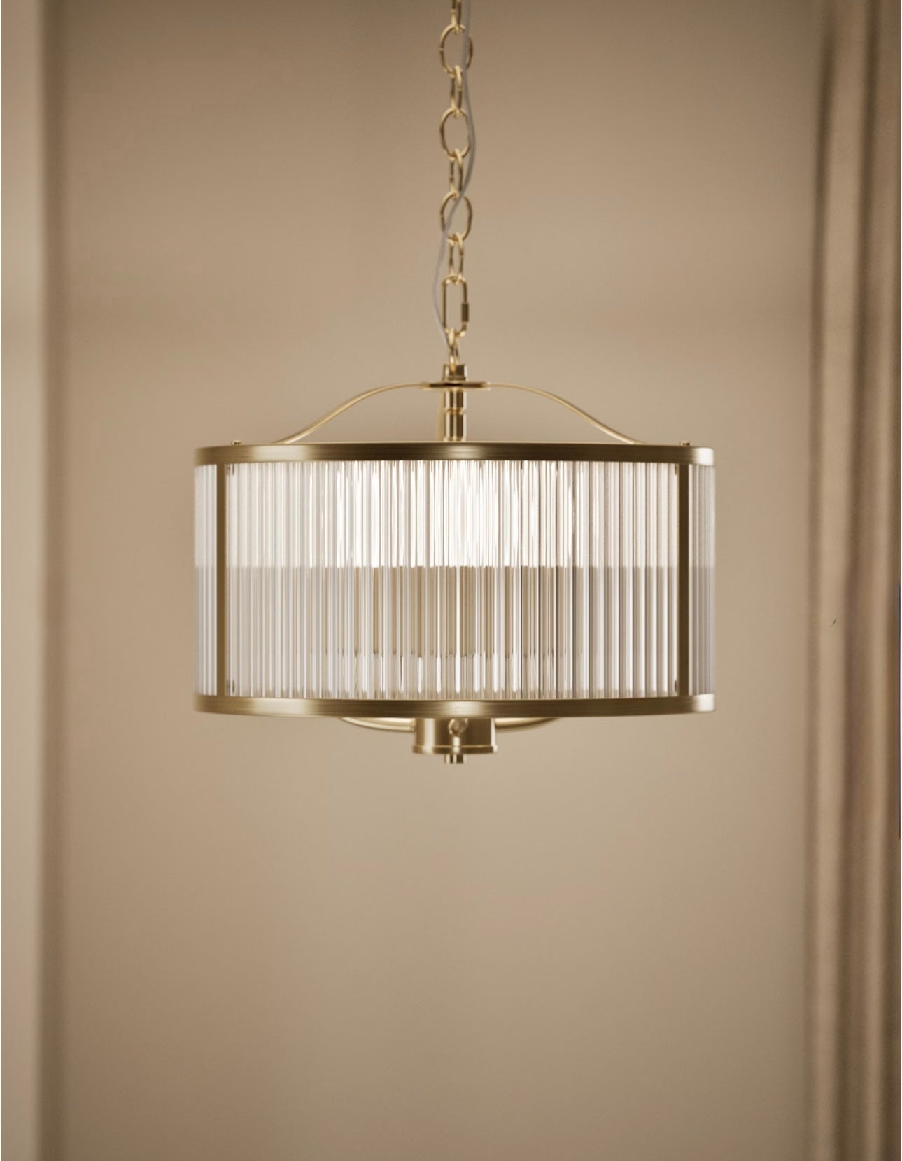 Monroe Pendant Light - Antique Brass