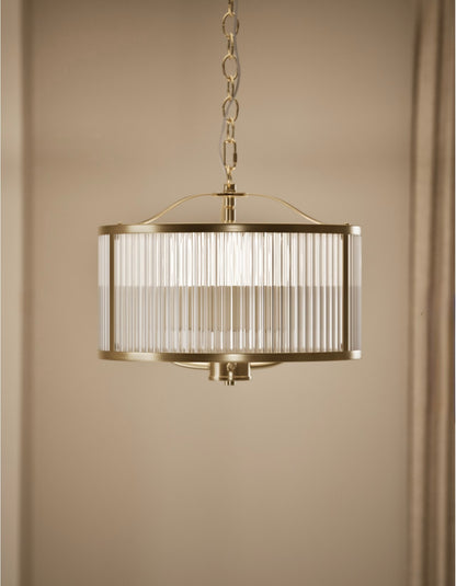 Monroe Pendant Light - Antique Brass