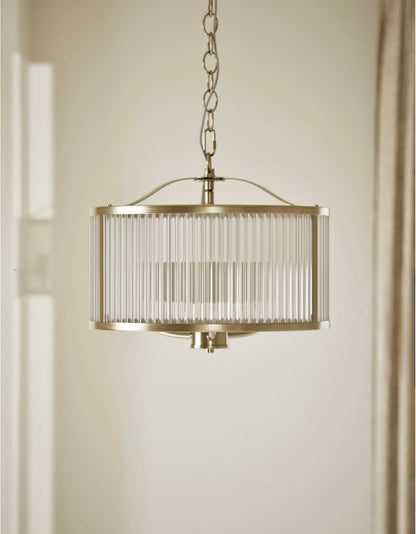Monroe Pendant Light - Antique Brass