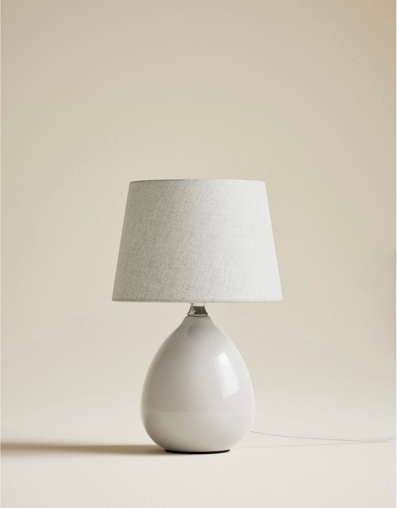Ceramic Table Lamp- Cream