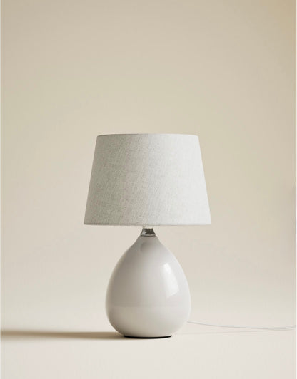 Ceramic Table Lamp- Cream