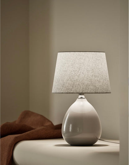 Ceramic Table Lamp- Cream