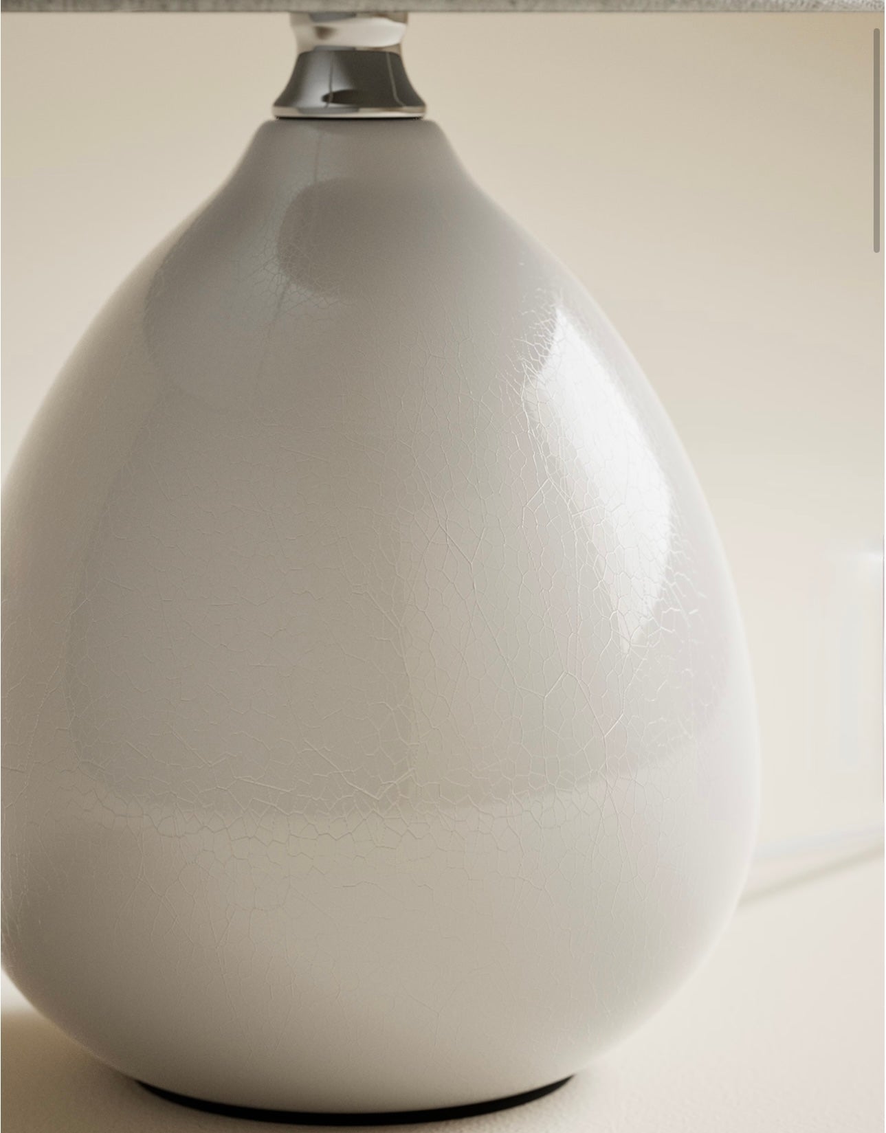 Ceramic Table Lamp- Cream