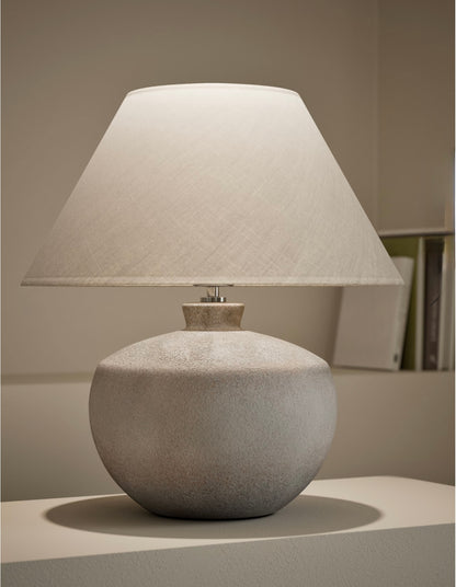 Roma Urn Table Lamp - White