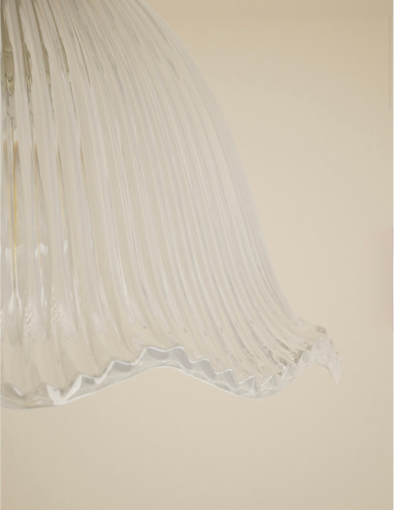 Josephine Glass Flush Ceiling Light - Antique Brass