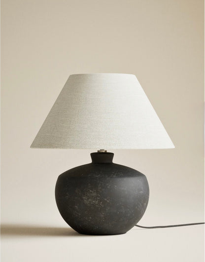 Roma Urn Table Lamp - Black