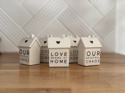Love Begins at Home Porcelain House