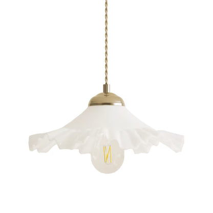 Frill Pendant - White
