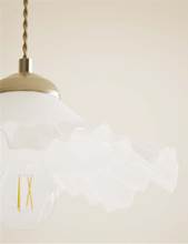 Frill Pendant - White