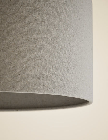 Oversized Cotton Mix Ceiling Shade - Natural