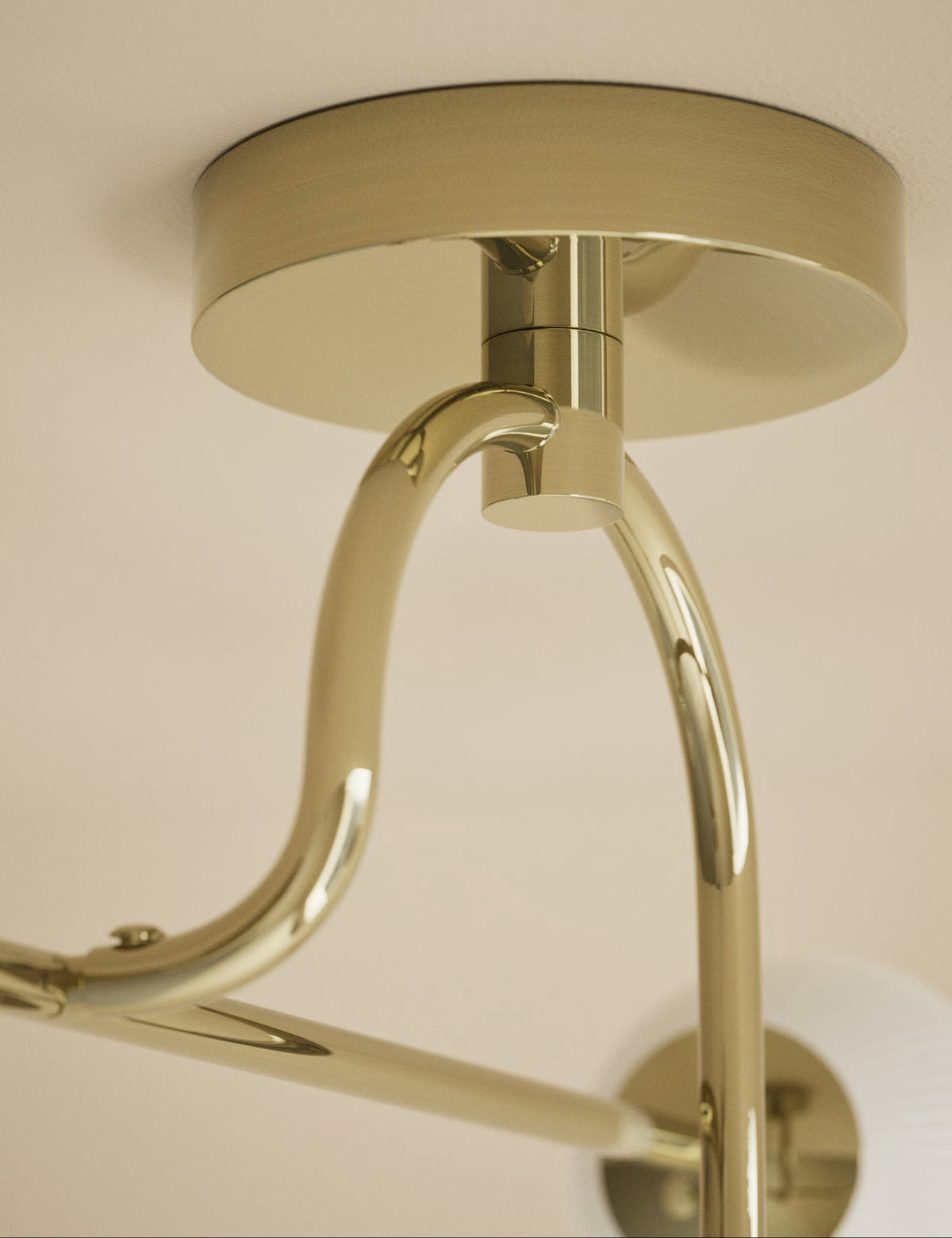 Parker Flush Ceiling Light - Antique Brass