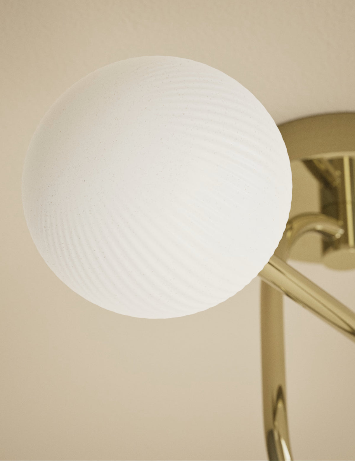 Parker Flush Ceiling Light - Antique Brass