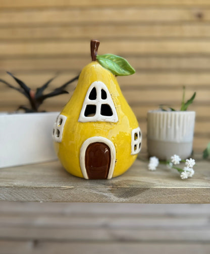 Ceramic Pear Tealight Holder
