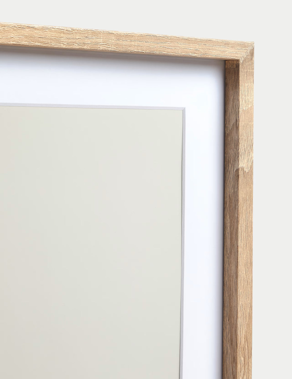 Set of 2 Photo Frames A4 - Natural Wood