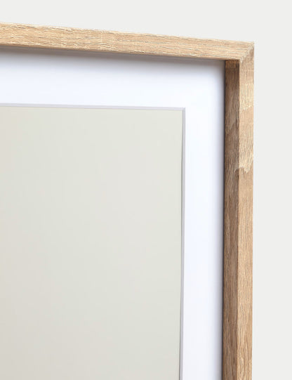 Set of 2 Photo Frames A4 - Natural Wood
